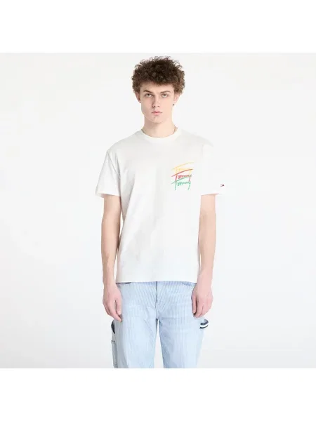 Koszulka Tommy Jeans beżowa