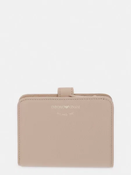 Emporio Armani bőr pénztárca bézs
