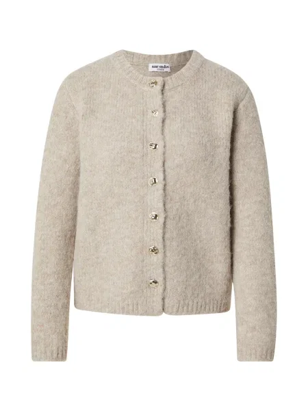 Noar studios Geacă tricotată BUTTONED CARDIGAN taupe gri