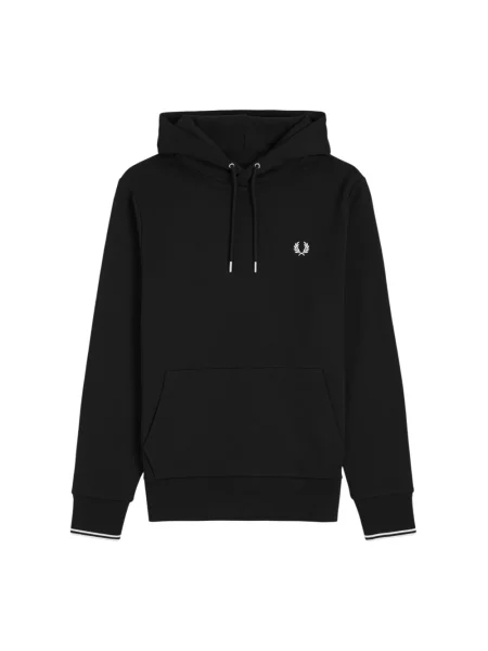 Bluza FRED PERRY Tipped Hooded Sweatshirt Black M czarna