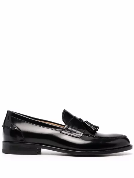 Pantofi loafer Scarosso din piele negru