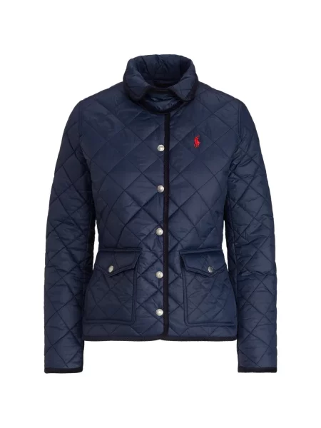 Matlasat sneakerși Polo Ralph Lauren cu autograf de catifea cord albastru