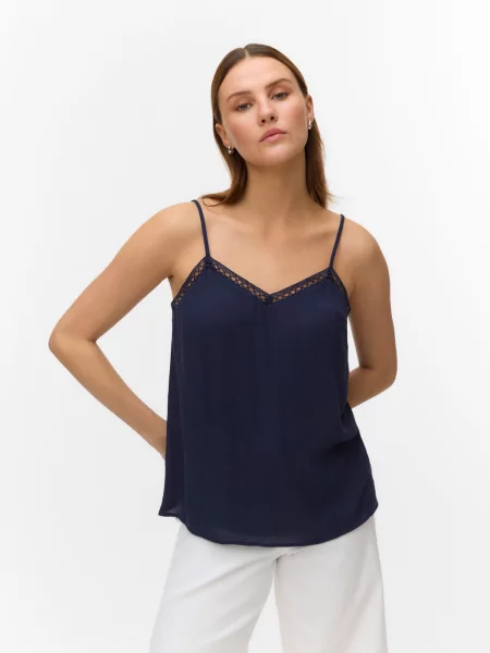 VERO MODA Top VMMENNY námornícka modrá