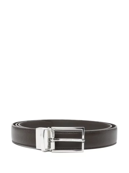 Curea Emporio Armani din piele maro