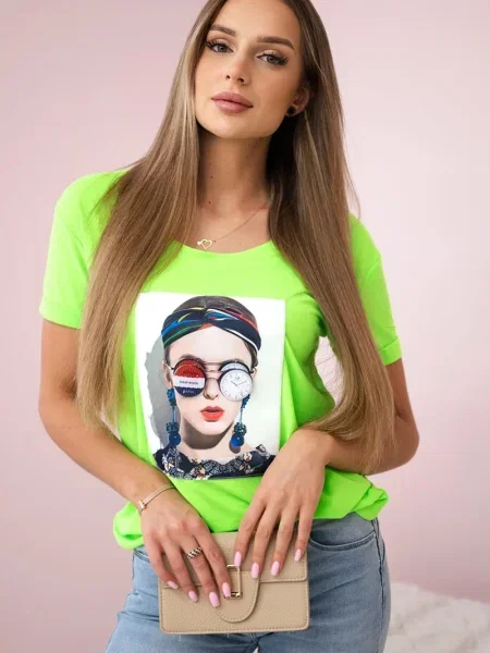 Koszulka Kesi zielona