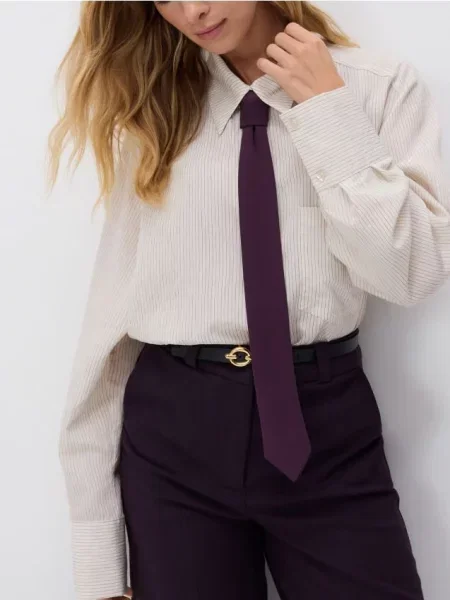 Reserved Сорочка з краваткою різнобарвний 