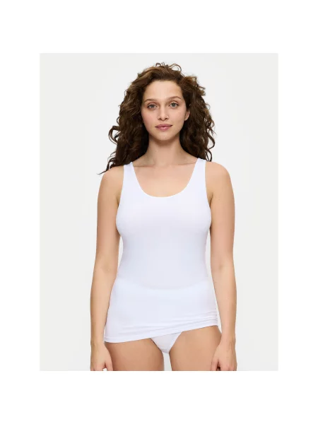 Triumph Топ Sense Of Cotton Slim Fit білий