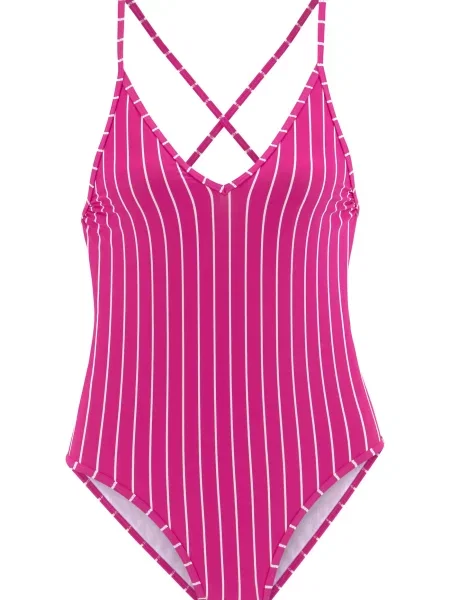 VIVANCE Enodelne kopalke roza bela