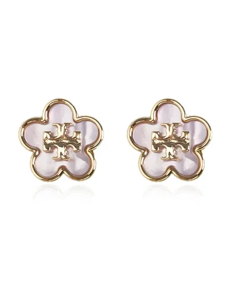 Kolczyki Tory Burch żółte
