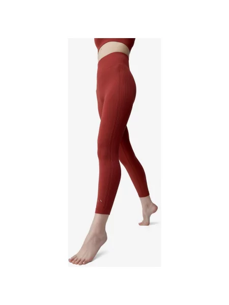 Legginsy długie Born Living Yoga Zinara rubinowe S czerwone