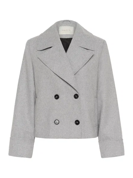 Kaffe Prehoden plašč Julia svetlo siva