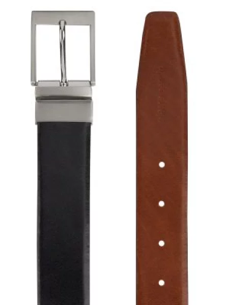 Dwustronny ze skóry Pierre Cardin
