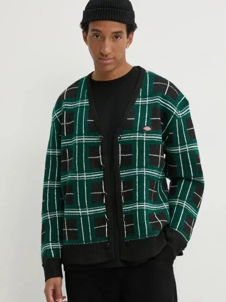 Kardigan Dickies STEVENSVILLE pánský zelená