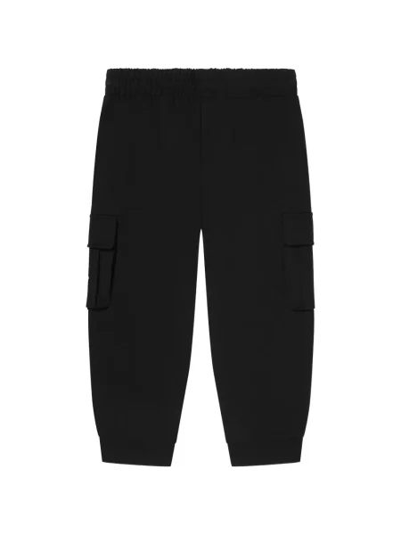 Spodnie cargo dziecięce Emporio Armani czarne