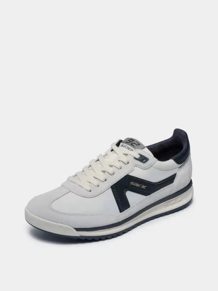 Кеди низькі Skechers шкіра/текстиль/штучна шкіра білий