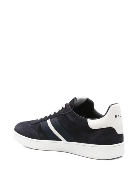 Sneakerși Bally din piele de căprioară cu imagine albastru