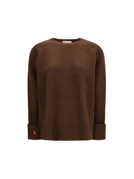 Sweter Tory Burch brązowy