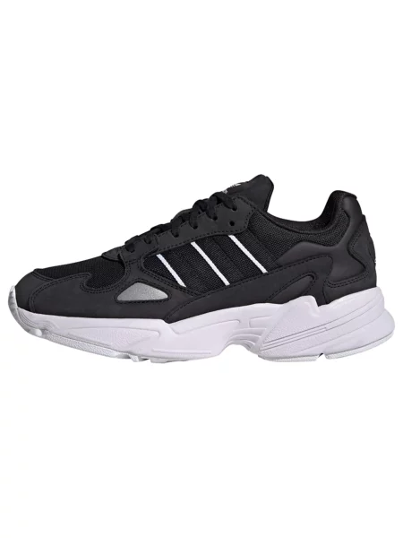 ADIDAS ORIGINALS Sportbačiai be auliuko Falcon šviesiai pilka / juoda balta