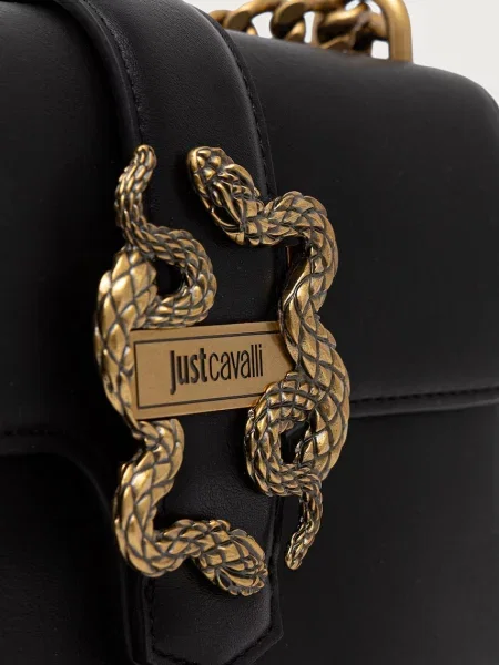 Just Cavalli Táska Iconic Snakes fekete