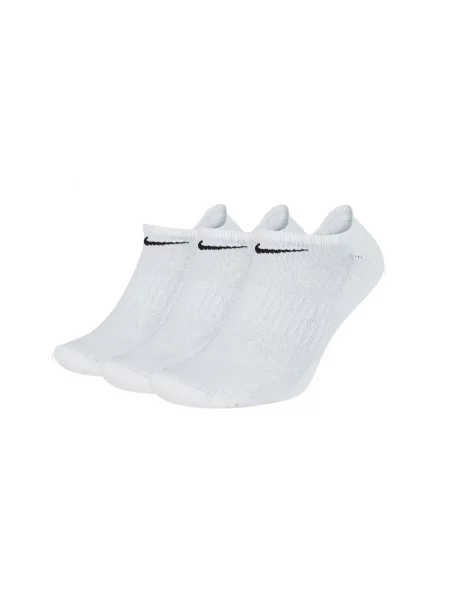 Skarpety Stopki do biegania unisex Everyday Cushion No Show 3 pary białe