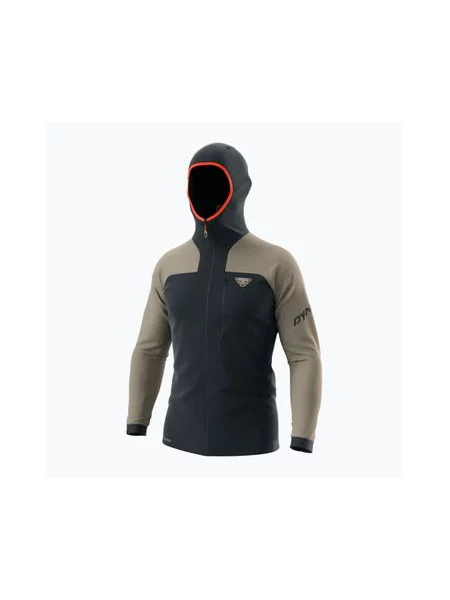 Гірськолижний світшот DYNAFIT Speed Polartec з капюшоном рок хакі