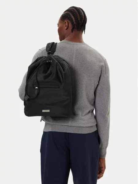 Calvin Klein plecak duży gładki czarny