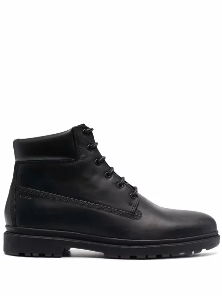 Botine Geox din piele negru