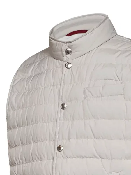 Matlasat vestă Brunello Cucinelli gri