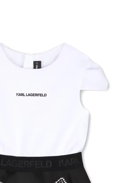Sukienka dziecięca Karl Lagerfeld czarna