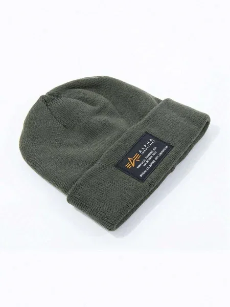 Alpha Industries Crew sapka sötétzöld. Méret: OS zöld