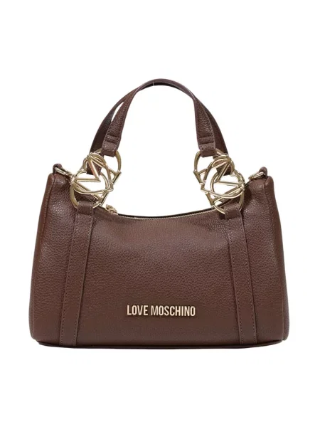 Shopperka Love Moschino brązowa