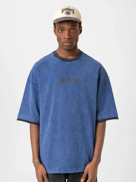 Dandalo Tricou safir / amestecat gri