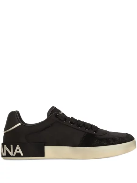 Sneakerși Dolce & Gabbana Portofino negru