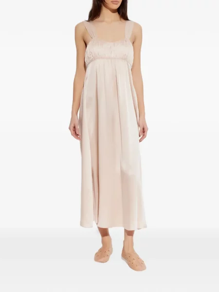Rochie midi Chloé de mătase