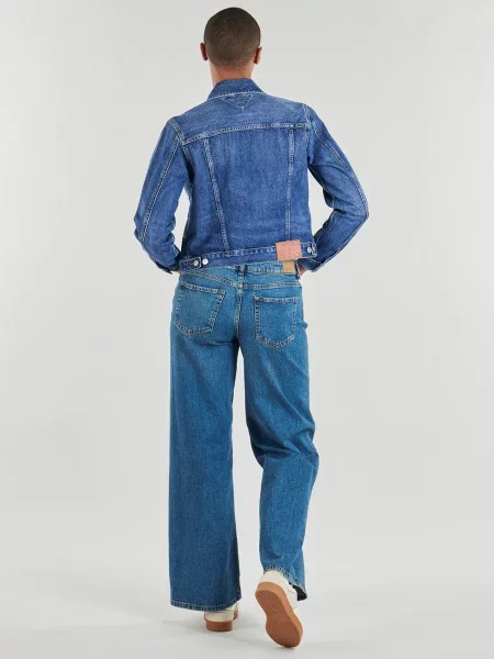Geacă de blugi Tommy Jeans clasică albastru