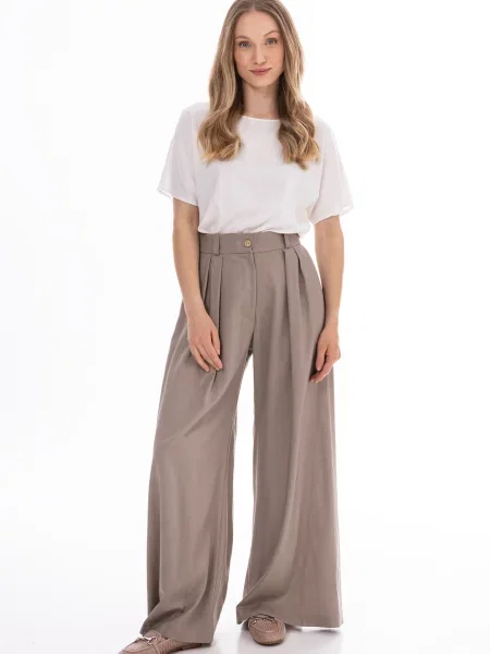 Spodnie Awama białe