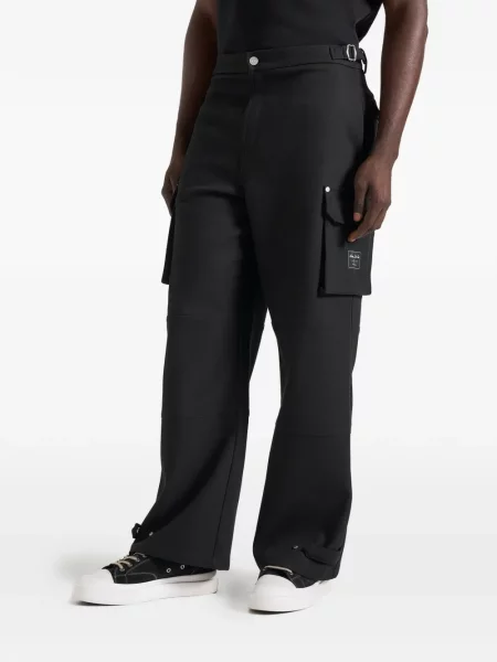 Keprové cargo kalhoty Manière De Voir černé