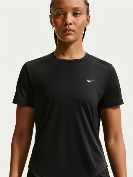 Koszulka z krótkim rękawem do biegania Dri-FIT Nike Tempo Czerń czarna