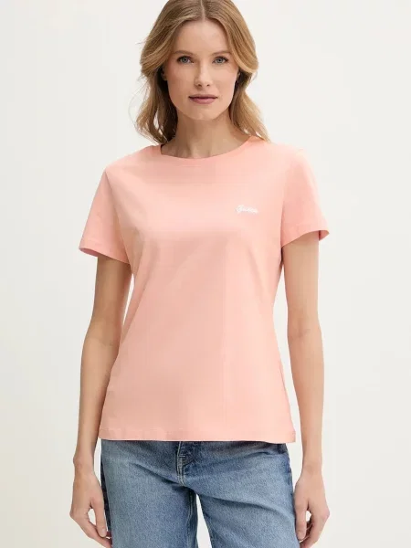 Тениска Guess IRIS розово