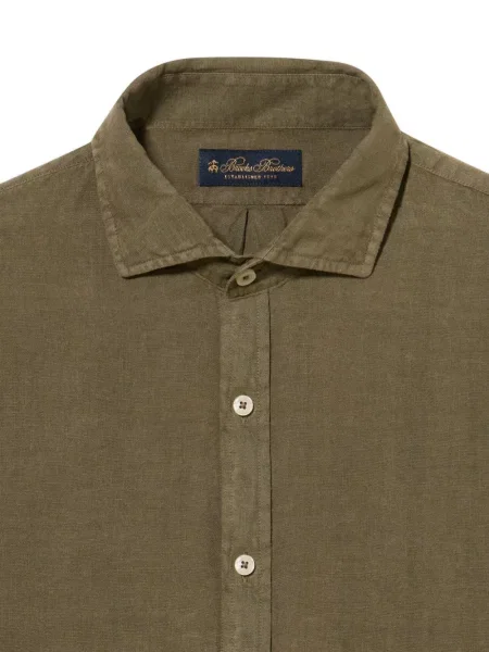 Gulerat cămașă Brooks Brothers verde