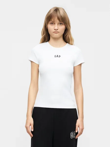 GAP Tricou negru alb