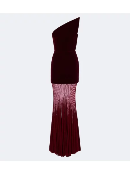 Rochie David Koma de catifea