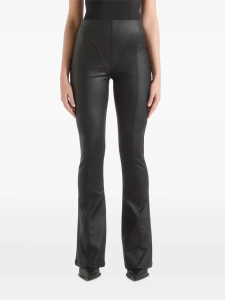 Woskowany legginsy Manière De Voir czarne