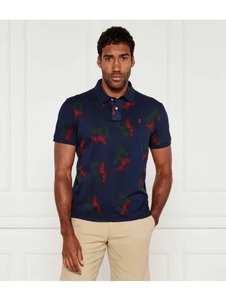 POLO RALPH LAUREN Tenisz póló | Custom slim fit kék