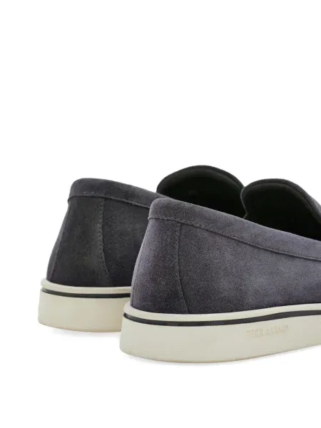 Pantofi loafer Ferragamo din piele de căprioară gri