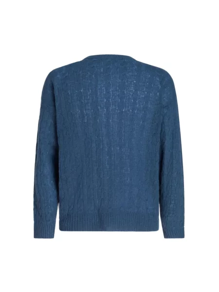 Sweter Etro z kaszmiru niebieski