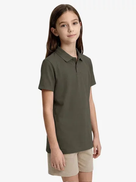 Tommy Life Tričko TOMMY Herren-T-Shirt Aus Baumwollmischung tmavě šedá / černá / perlově bílá