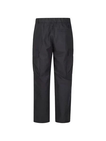 Pantaloni cargo Moncler cu autograf negru