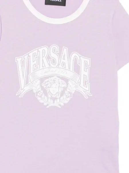 Koszulka dziecięca Versace fioletowa