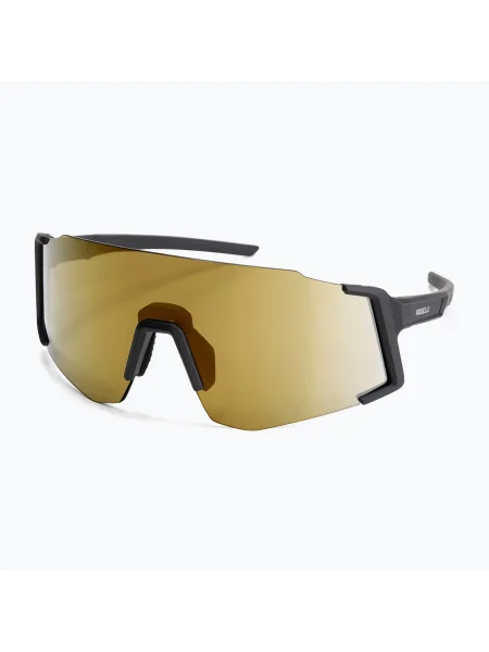 Olcsóbban. Napszemüveg Rogelli Sabre black/gold revo. Méret: OS fekete